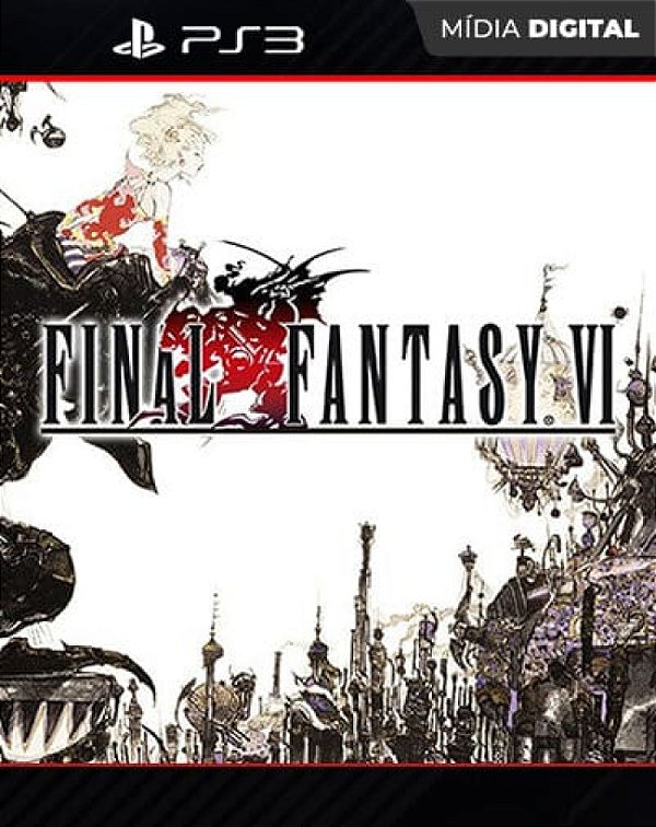 Final Fantasy 6 (PS1 Classic) Playstation 3 Mídia Digital - Mídia Digital