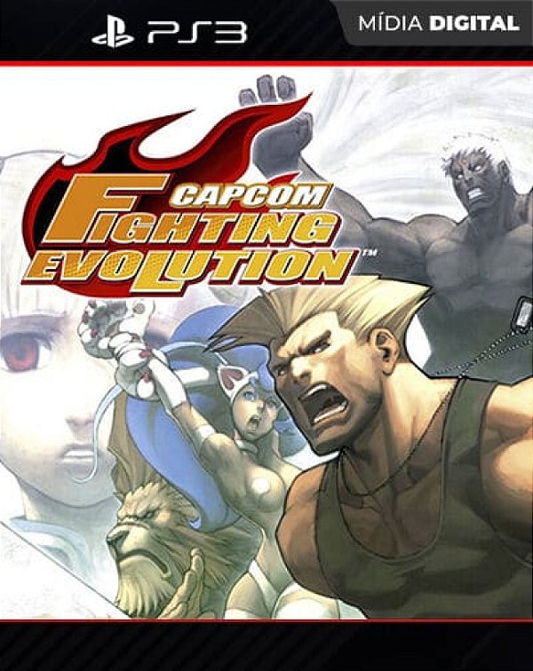 Capcom Fighting Evolution (PS2 Classic) Playstation 3 Mídia Digital - Mídia Digital