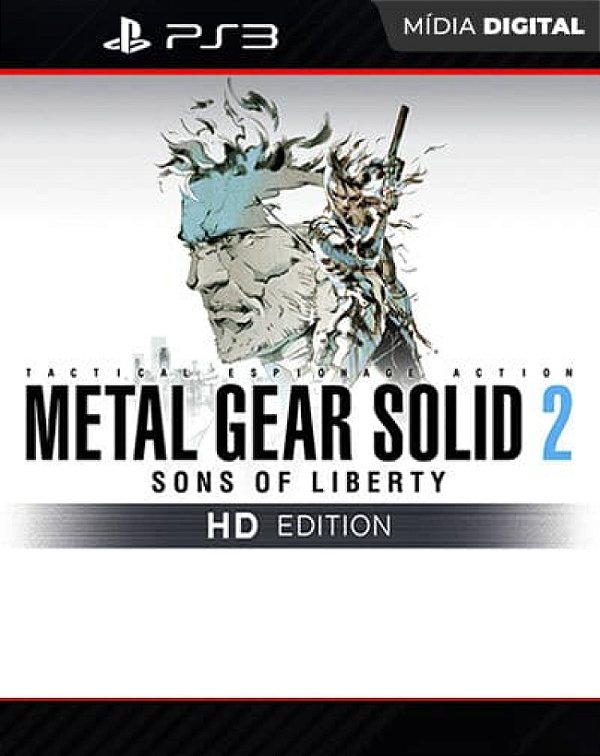 Metal Gear Solid 2: Sons of Liberty   HD Edition Playstation 3 Mídia Digital - Mídia Digital