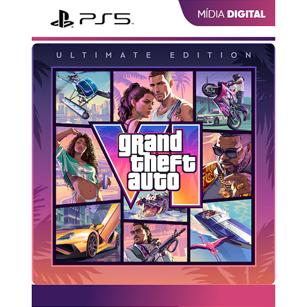 Grand Theft Auto VI ULTIMATE EDITION - GTA 6 PS5 - Mídia Digital