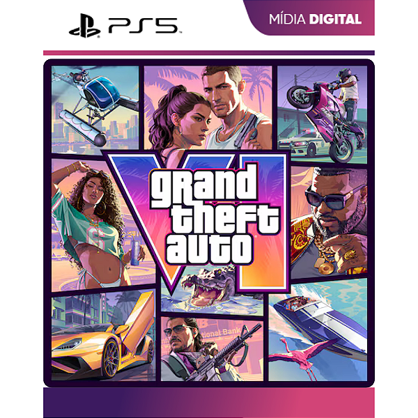 Grand Theft Auto VI - Gta 6 PS5 - Mídia Digital
