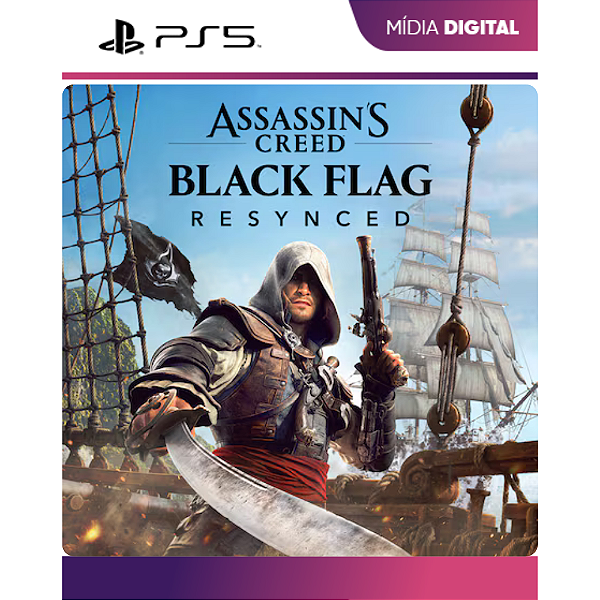 Assassin's Creed Black Flag Resynced PS5 - Mídia Digital