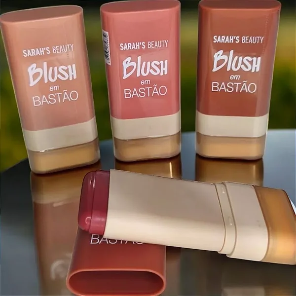 BLUSH EM BASTÃO - SARAH´S BEAUTY