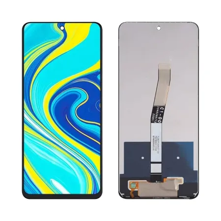 FRONTAL DISPLAY REDMI NOTE 9S/NOTE 9 PRO - OLED S/ARO - PRETO