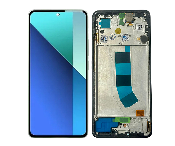 FRONTAL DISPLAY REDMI NOTE 13 (4G) - OLED C/ARO - PRETO C/COMPONENTES