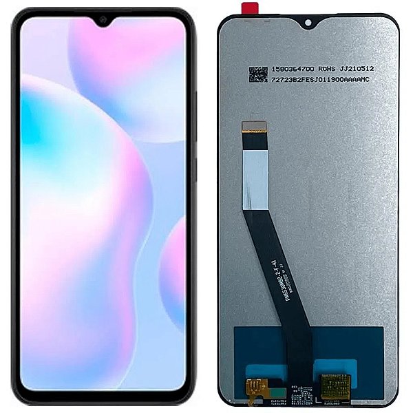FRONTAL DISPLAY REDMI 9 - ORIGINAL CHINA S/ARO - PRETO