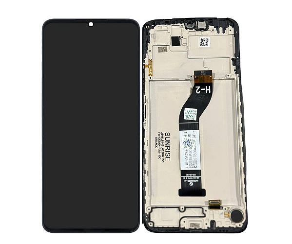 FRONTAL DISPLAY REDMI 13C/POCO C65 - ORIG SULONG C/ARO - PRETO (VERSAO H-2)