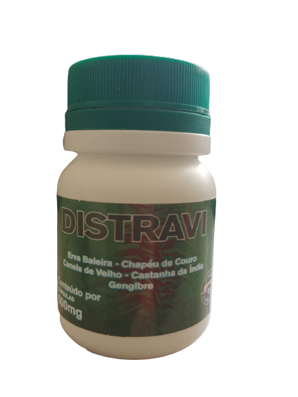Distravi Original para dores | 15 Cápsulas -  500 mg cada - Kit 50 Uni Atacado