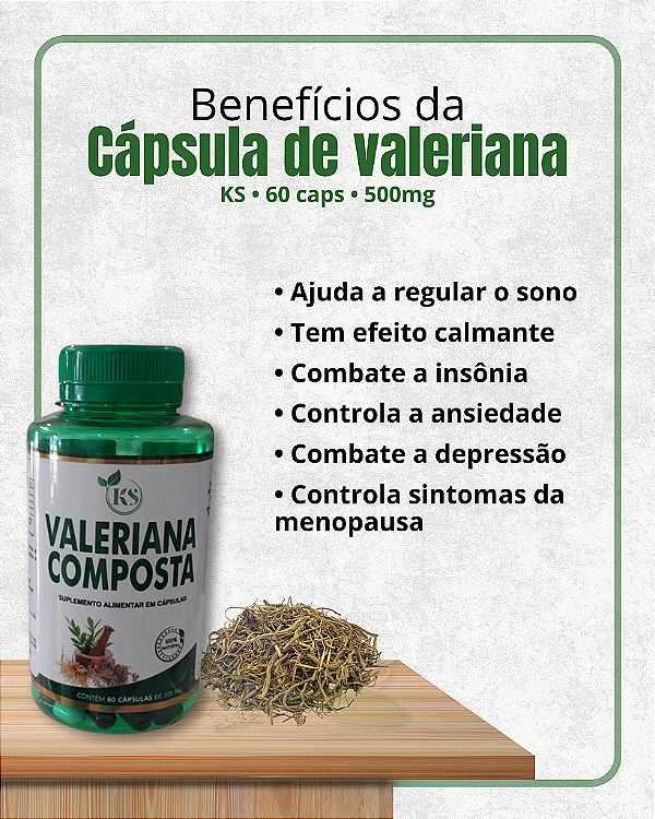 Valeriana Composta | 60 Caps 500mg