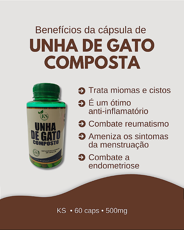 Unha de Gato Composta | 60 Capsulas - 500mg