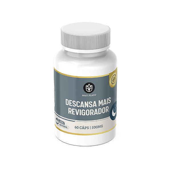 Descansa mais Revigorador Mais Plant | 60 Capsulas - 500mg