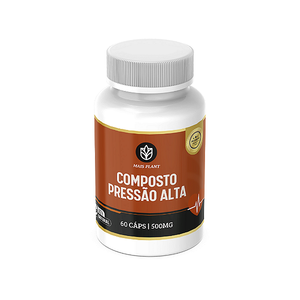 Composto Pressão Alta Mais Plant | 60 Cápsulas - 500mg