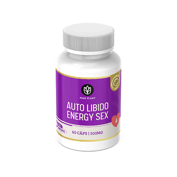 Auto Líbido Energy Sex Mais Plant | 60 Capsulas - 500mg