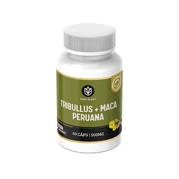 Tribullus + Maca Peruana Mais Plant 60 Caps 500mg