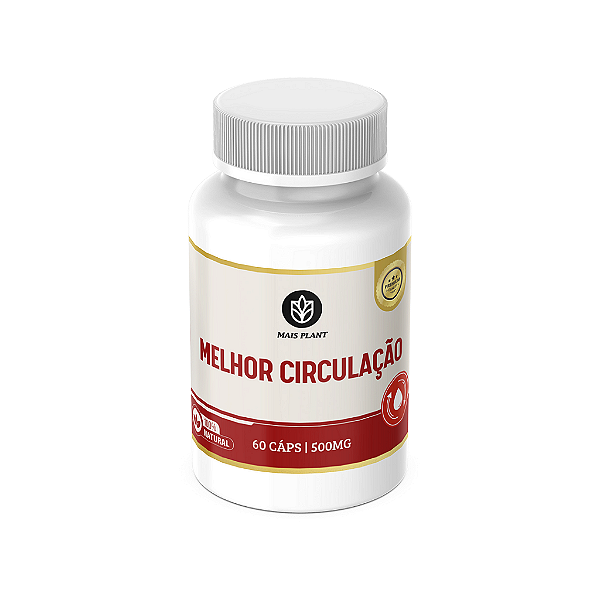 Melhor Circulação Mais Plant | 60 Cápsulas - 500mg