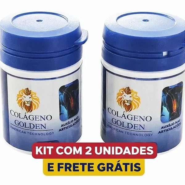 Kit 2 Colágeno Golden Frasco com 30 | 500mg