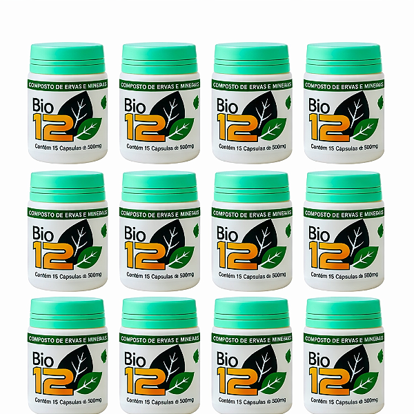 Kit 12 Frascos Bio 12 Frete Grátis