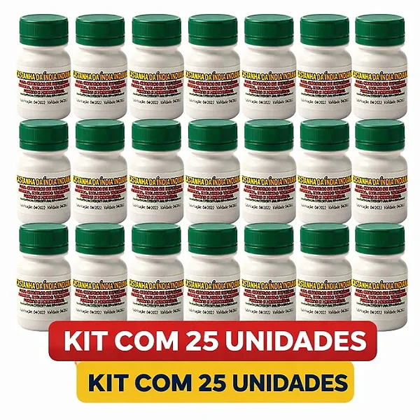 Kit 25 Castanha da Índia Indiana Atacado Frete Grátis
