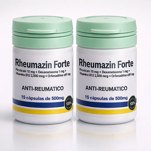 Rheumazin Forte Kit 2 Potes com 15 Caps | Frete Grátis