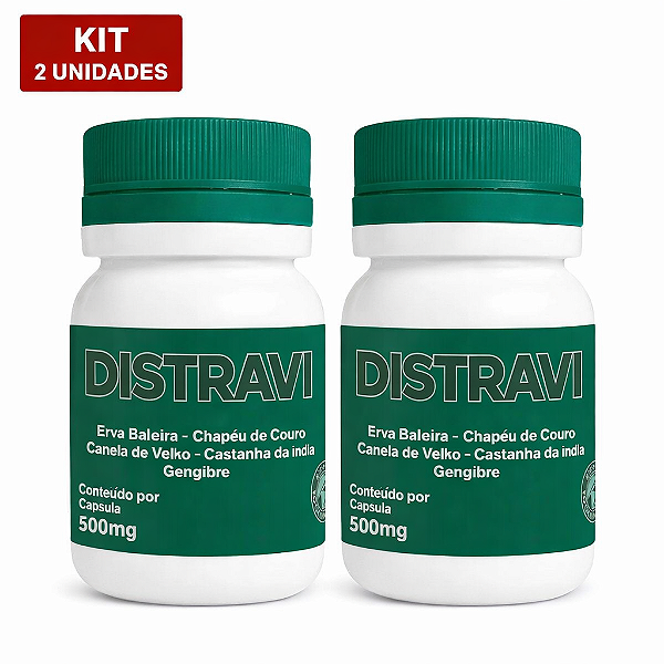 Kit 2 Distravi Dores Articulares | 500mg Frete Grátis