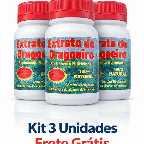 Kit 3 Extrato Dragoeiro Concentrado | Frete Grátis
