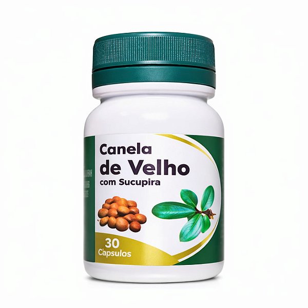 Canela de Velho com Sucupira 30 Cápsulas Suplemento Alimentar