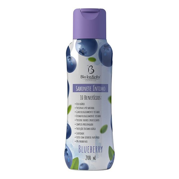 Sabonete Líquido Íntimo Feminino Blueberry Bio Instinto