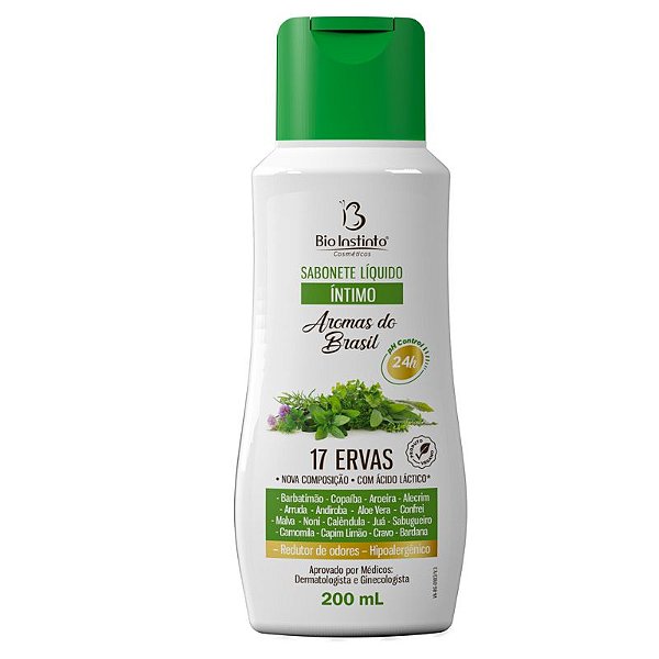 Sabonete Íntimo Feminino 17 Ervas 200ml Bio Instinto