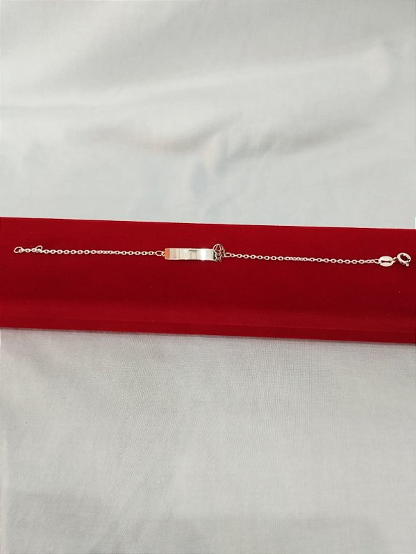 Pulseira Placa Menino – Prata 925
