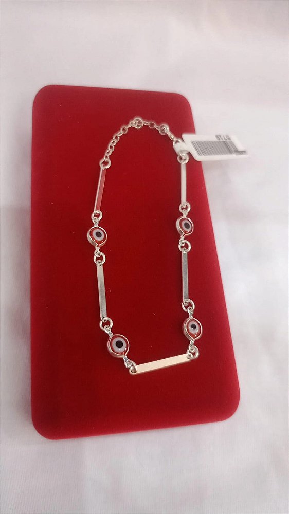 Pulseira Olho Grego Vermelho