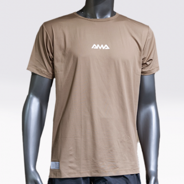 CAMISETA AMA SPORT BASIC - MARROM
