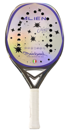 RAQUETE QUICKSAND ALIEN PURPLE 2025 - CARLOS VIGON - C/ TRATAMENTO BT