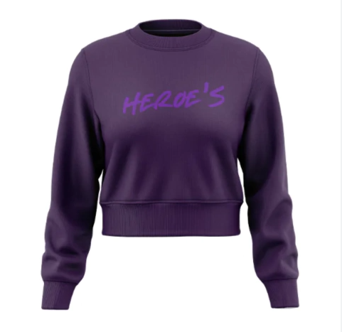 MOLETOM FEMININO HEROES WAVE PURPLE