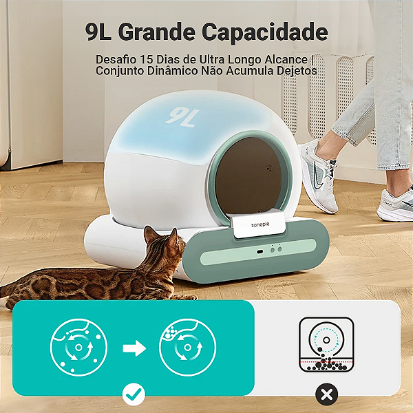 Caixa de Areia Inteligente 65L Newpet