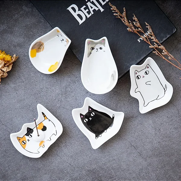 Mini Tigelas de Cerâmica de e para Gatinhos