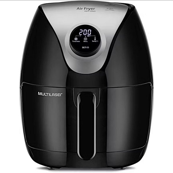 Air freyer digital 4L da multilaser 1500w