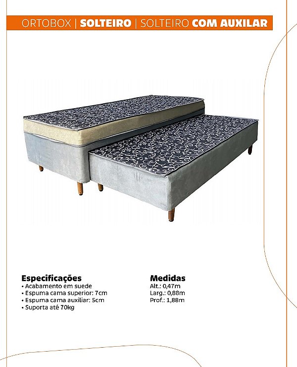 ORTOBOX SOLTEIRO COM AUXILIAR