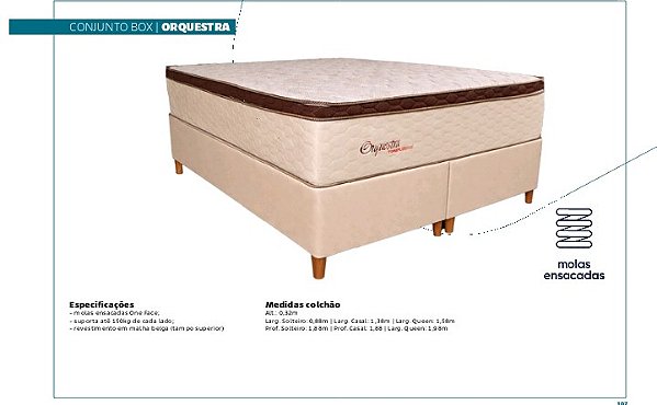 Conjunto Box Orquestra Casal 1,38m