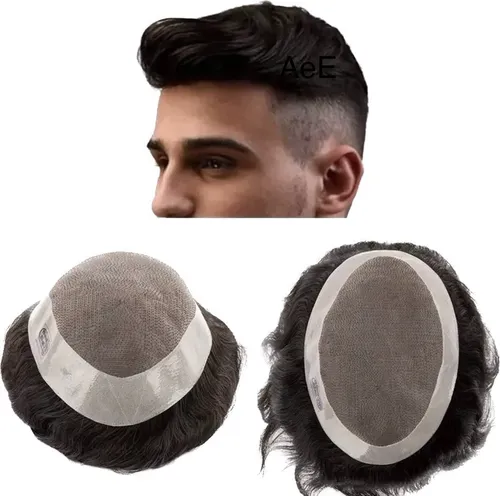 Protese Capilar Humana Topo Masculina