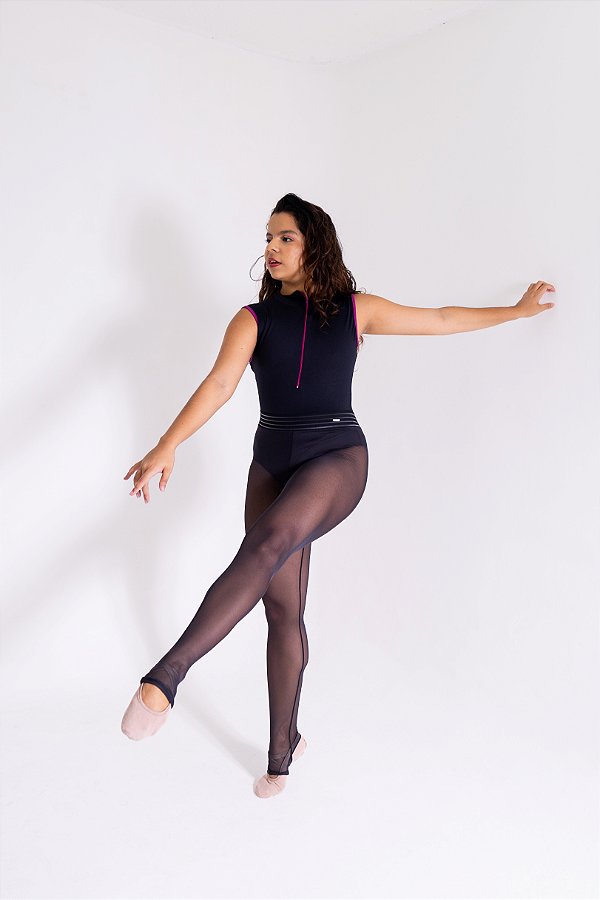 Meia calça Legging em Tule   M