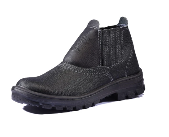 BOTINA ELÁSTICO SEM BICO PRETA - CARTOM