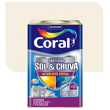 TINTA CORAL SOL & CHUVA ACRÍLICA TOTAL
