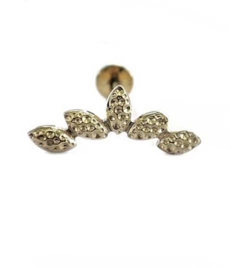 Labret Cluster Martelado PVD