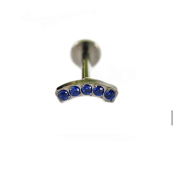 Labret Mini Cluster Azul