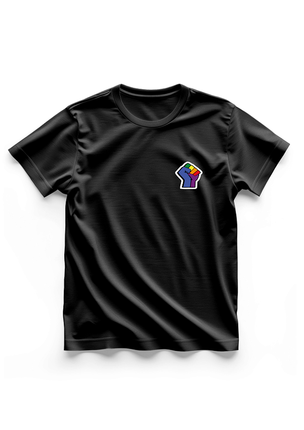 CAMISETA 100% algodão - LUTA LGBT