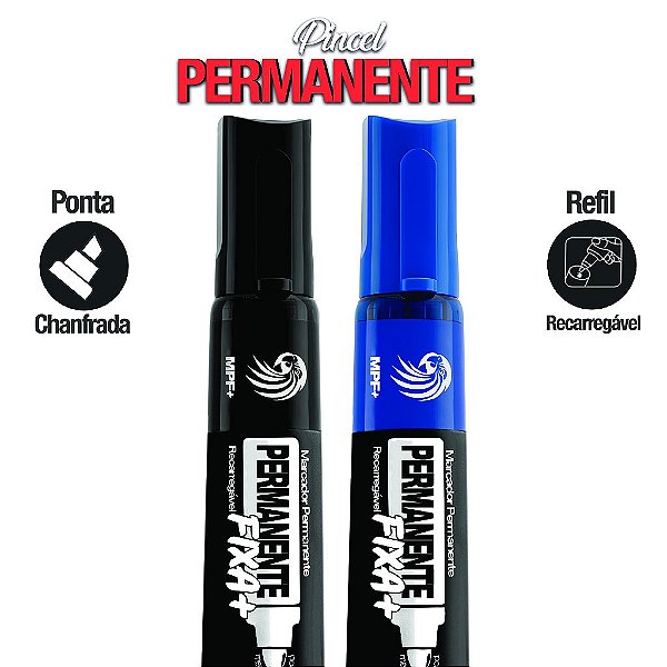 Pincel Permanente Recarregável - FIXA+