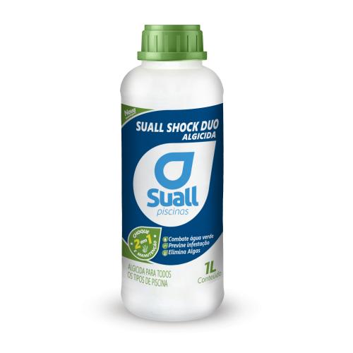 Algicida Choque Suall 1 Litro - Eficácia Imediata para sua Piscina