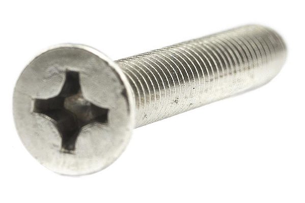 Parafuso Cabeça Chata Philips Inox 316 M4 X 8
