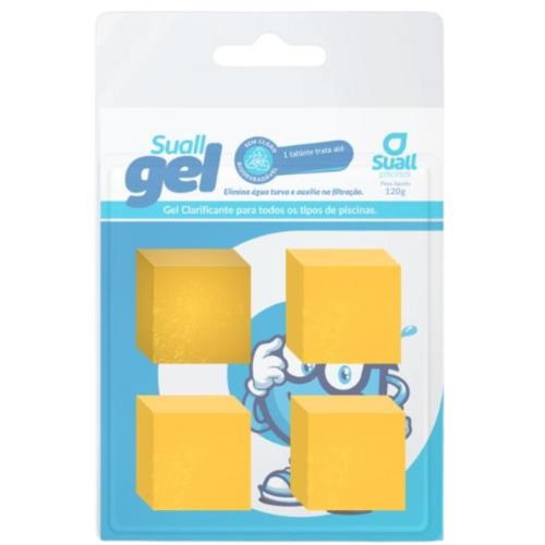 Clarificante Gel Suall 4 Tablets para Piscinas