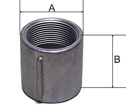 LUVA P/ELETRODUTO GALV. 1.1/4 NPT EXD